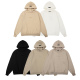 FEAR OF GOD 피어오브갓 에센셜 825 톤온톤 스몰 로고 플리스 후드