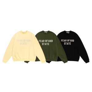 FEAR OF GOD 피어오브갓 에센셜 1850 스테이트 플리스 스웨트 셔츠