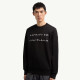 MONCLER 몽클레어 블랙와펜 더블레터링 코튼 맨투맨