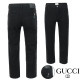 GUCCI 구찌 시그니처 자수 팁 블랙 스트레이트진 (07061795028)