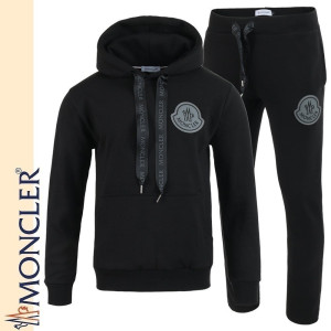 MONCLER 몽클레어 스트링 로고 후드 셋업 2COLOR