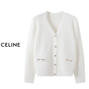  CELINE 셀린느 금장 구르메트 니트 가디건 2COLOR