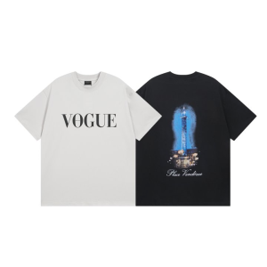 BALENCIAGA 발렌시아가 X 보그 3183 로고 반팔