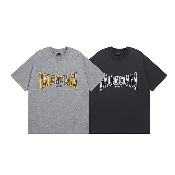 BALENCIAGA 발렌시아가 3198 그래피티 로고 반팔