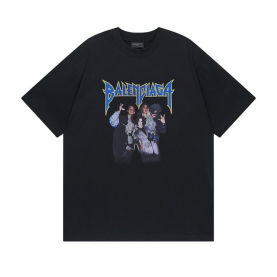 BALENCIAGA 발렌시아가 23104 뮤지션 로고 반팔