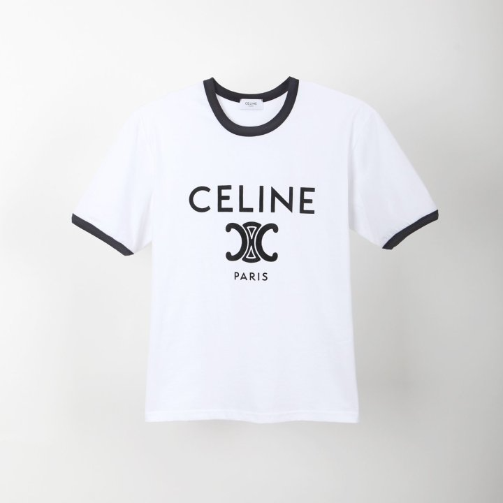 CELINE 셀린느 여성 트리오페 반팔