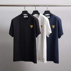 ●7월 판매 3위● COMME DES GARCONS 꼼데가르송 골드와펜 라운드 반팔티