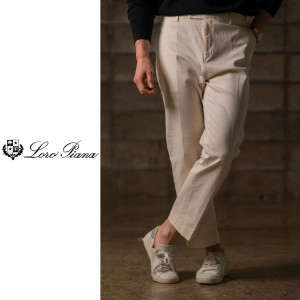 LOROPIANA 로로피아나 로우 워싱 면바지 3COLOR