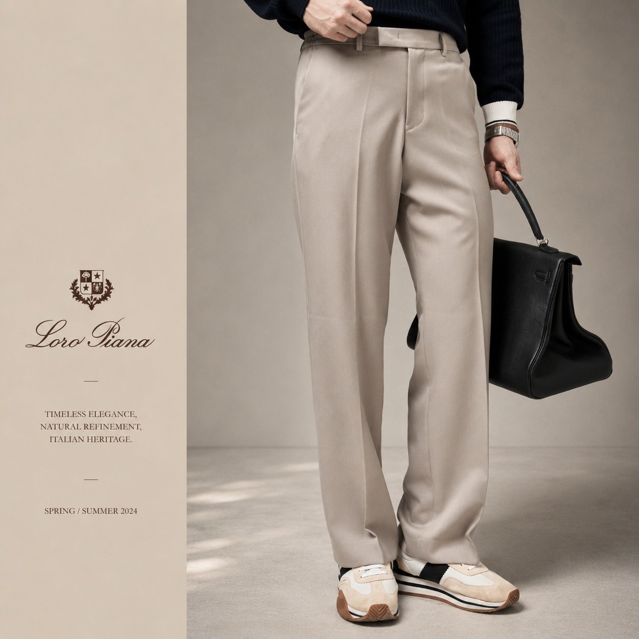 LOROPIANA 로로피아나 테일러 슬렉스 3COLOR