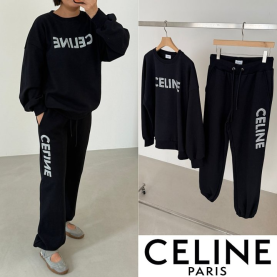 CELINE 셀린느 이니셜 로고 나염 오버핏 MTM 셋업