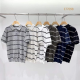 LOROPIANA 로로피아나 부클 스트라이프 카라 니트