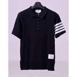 THOM BROWNE 톰브라운 니트 카라 반팔 3COLOR