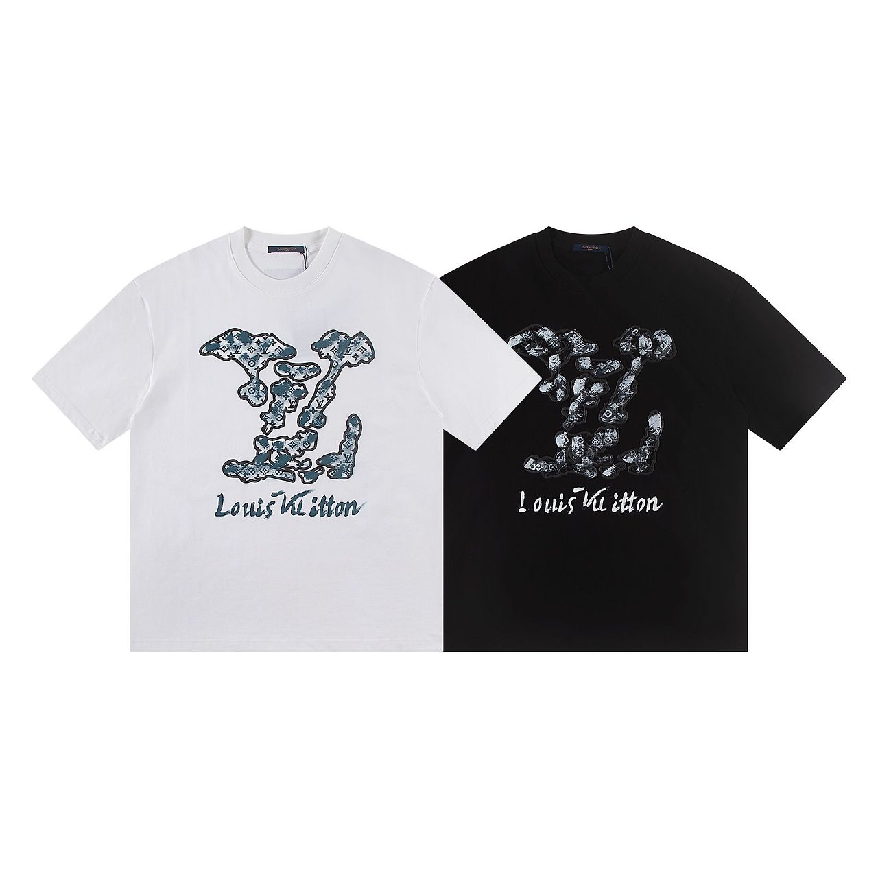 LOUIS VUITTON 루이비통 6370 클라우드 시그니처 로고 반팔