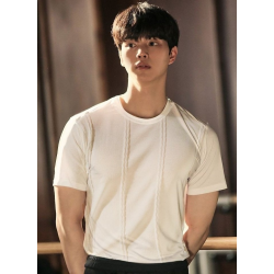 LOROPIANA 로로피아나 꽈배기 쿨 디테일 린넨 반팔  4COLOR