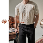 LOROPIANA 로로피아나 쟈가드 디테일 린넨카라 4COLOR