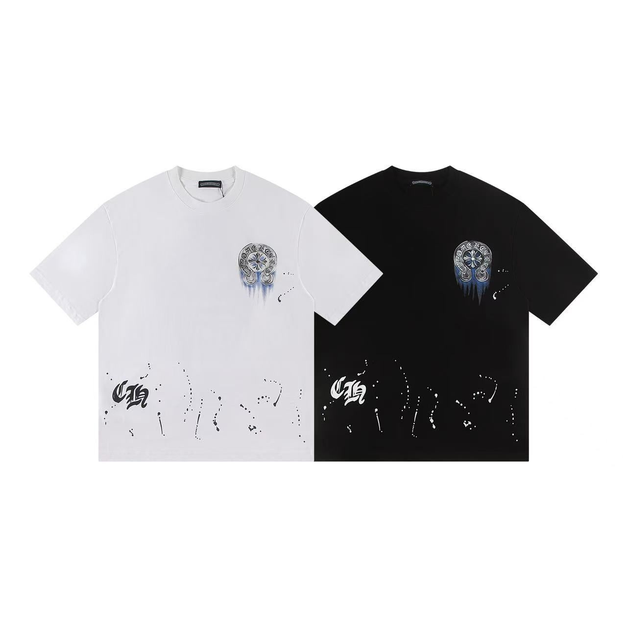CHROME HEARTS 크롬하츠 6508 그래피티 홀스슈 반팔