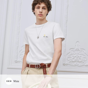 DIOR 디올 데이지 자수 레귤러핏 티셔츠