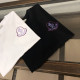 ●7월 판매 20위● MONCLER 몽클레어 퍼플 오뚜기 로고 반팔 티셔츠