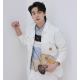 LOUIS VUITTON 루이비통 64317 로고 레더 패치 드로스트링 자켓