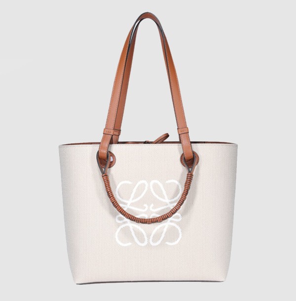 LOEWE 로에베 아나그램 토트백 캔버스 스몰
