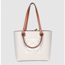 LOEWE 로에베 아나그램 토트백 캔버스 스몰