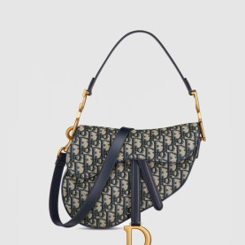 DIOR 디올 스트랩 새들백 미듐 M0455