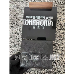 안*민 고객님 샤넬 클래식 캐비어 카드 홀더 은장
