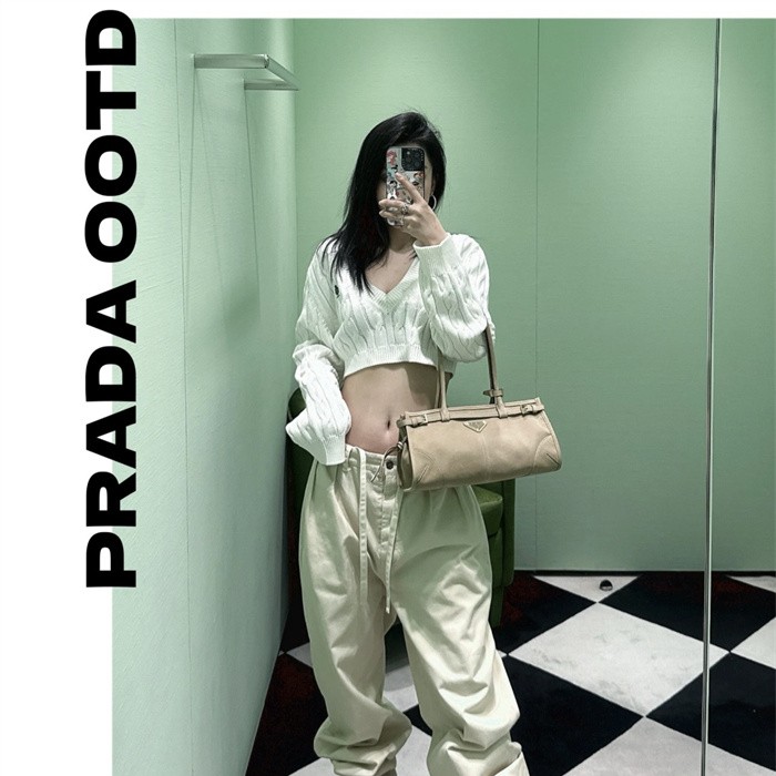 PRADA 프라다 시그니처 미디엄 숄더백 1BA426 2COLOR