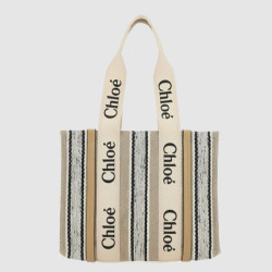 CHLOE 끌로에 우디 미듐 토트백 CHC22