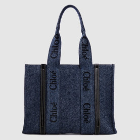 CHLOE 끌로에 미디엄 우디 토트백 K3545D