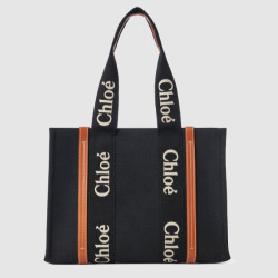 CHLOE 끌로에 미디엄 우디 토트백 L17915