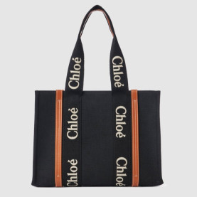 CHLOE 끌로에 미디엄 우디 토트백 L17915