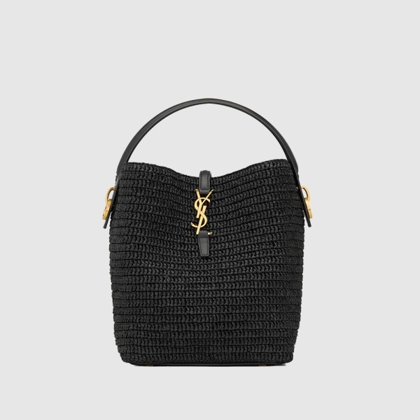 SAINT LAURENT 생로랑 우븐 라피아 LE 37 773991 2COLOR