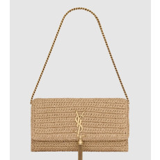 SAINT LAURENT 생로랑 라피아 KATE 99 태슬백 604276