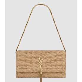 SAINT LAURENT 생로랑 라피아 KATE 99 태슬백 604276