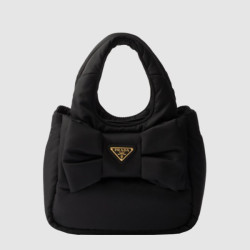 PRADA 프라다 리본 장식 패딩 리나일론 미니백 1BA359
