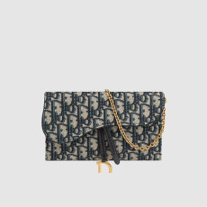 DIOR 디올 새들 스몰 체인 파우치 S5614