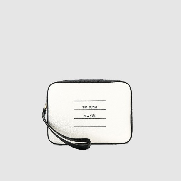 THOM BROWNE 톰브라운 페이퍼 라벨 파우치 MAC067