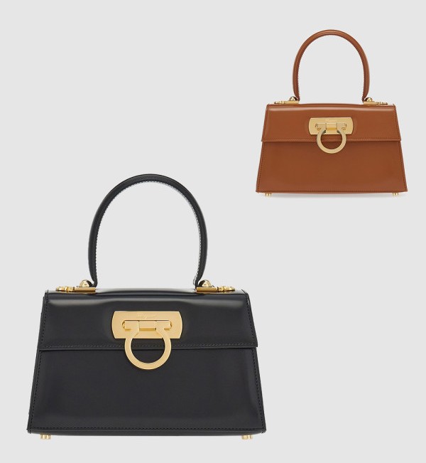 FERRAGAMO 페레가모 아이코닉 탑 핸들 212958 4COLOR