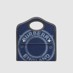 BURBERRY 버버리 미니 데님 숄더백 80390901