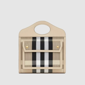 BURBERRY 버버리 투톤 미니 포켓백 80398561