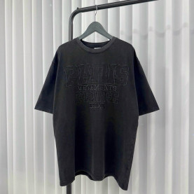 VETEMENTS 베트멍 XXXL 자수 반팔 티셔츠