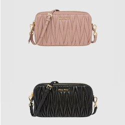 MIUMIU 미우미우 마테라쎄 미니 크로스백 5BH539 2COLOR