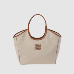 MIUMIU 미우미우 아이비 캔버스백 5BG281 2COLOR