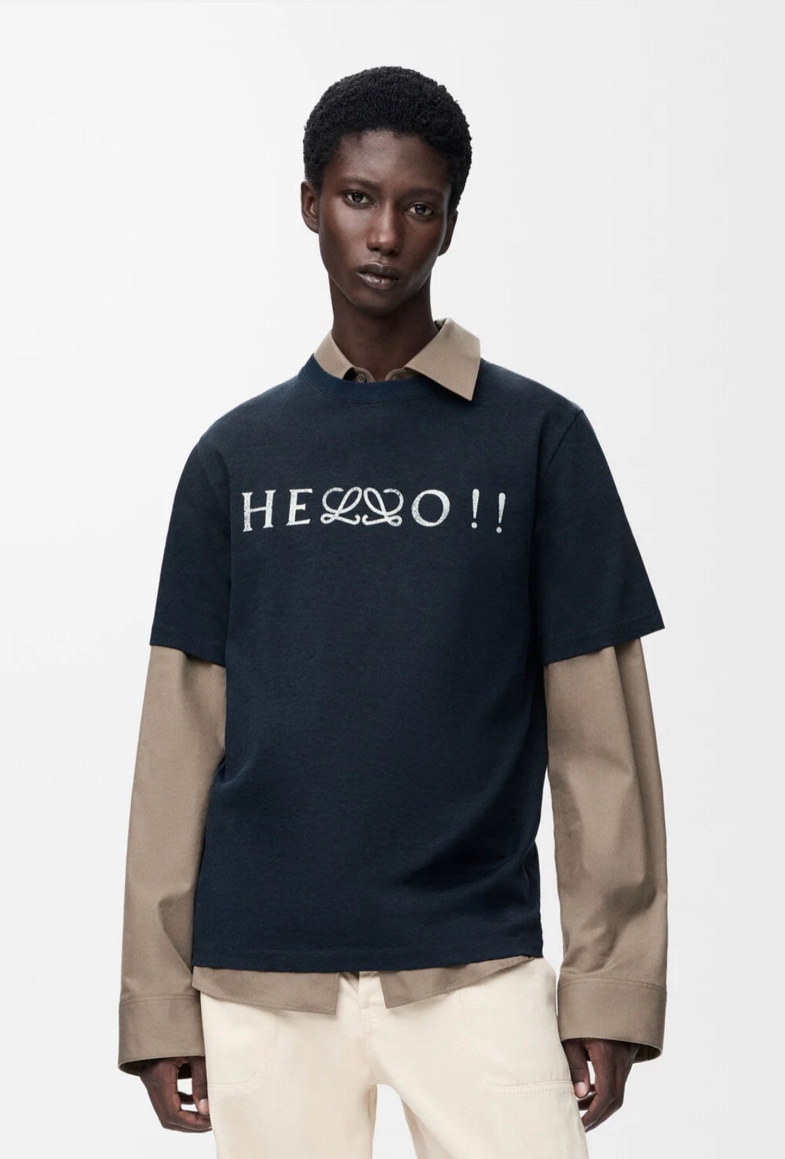 LOEWE 로에베 로고 반팔 티셔츠