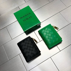 BOTTEGA VENETA 보테가베네타 인트레치아토 폴더형 지갑 2COLOR