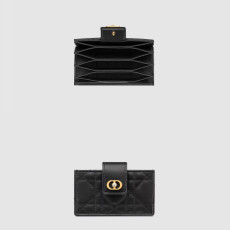DIOR 디올 카드지갑 Jolie 자스민 양 가죽 S3104