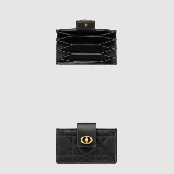 DIOR 디올 카드지갑 Jolie 자스민 양 가죽 S3104