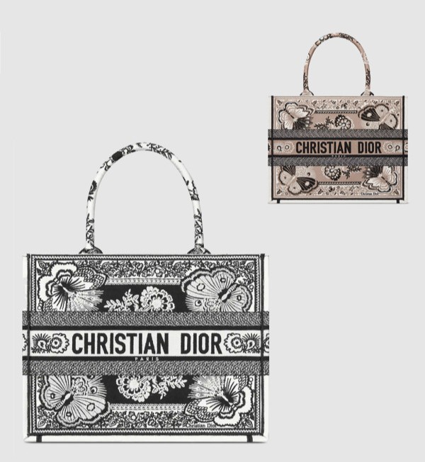 DIOR 디올 북 토트백 미듐 M1296