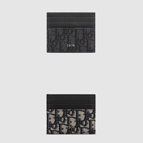 DIOR 디올 오블리크 카드지갑 2ESCH 2COLOR